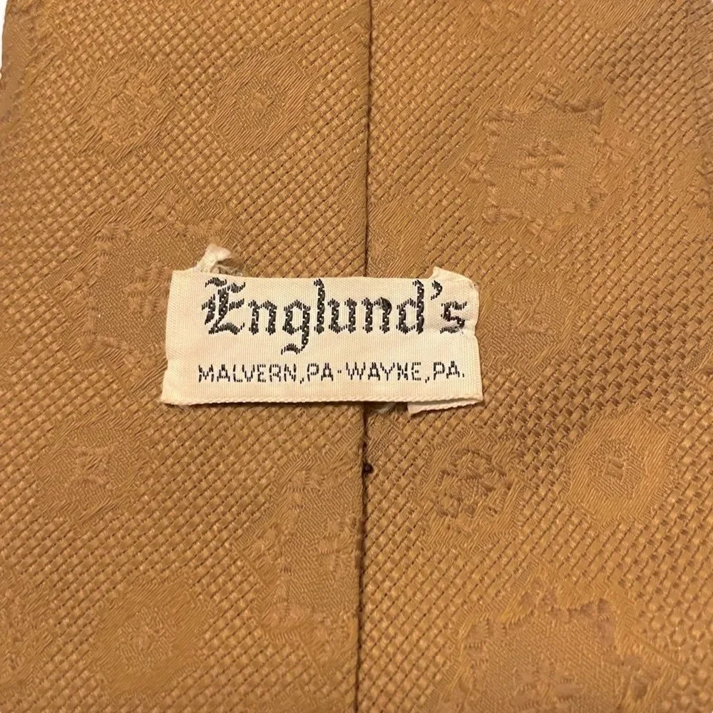 Vintage 70’s Englund’s Wide Patterned Tie